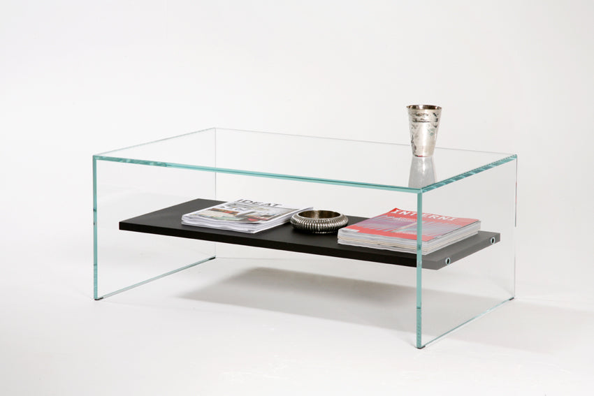 Zen Coffee Table 1 | Tempered Glass and Wood