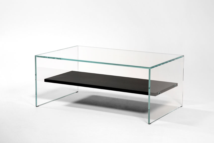 Zen Coffee Table 1 | Tempered Glass and Wood