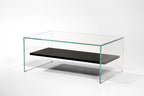 Zen Coffee Table 1 | Tempered Glass and Wood
