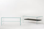 Zen 1 Coffee Table | Extra-Clear Tempered Glass - Adentro Studio