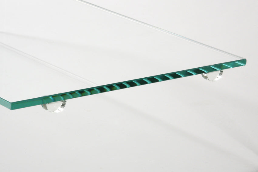 Zen 1 Coffee Table | Extra-Clear Tempered Glass - Adentro Studio