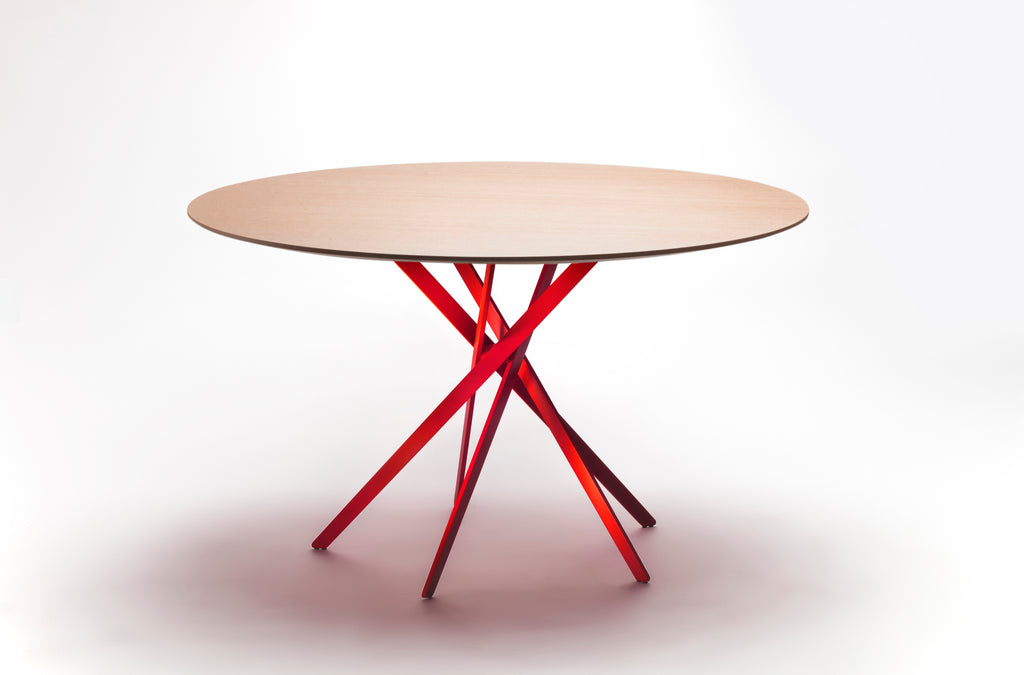 Table IKI | Chêne Naturel et Piétement Métal