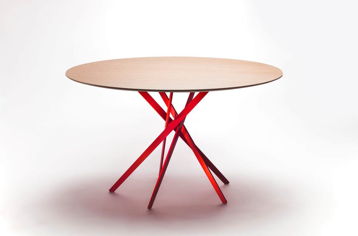 Table IKI | Chêne Naturel et Piétement Métal