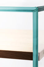 Zen 14 | Glass and Wood Console Desk