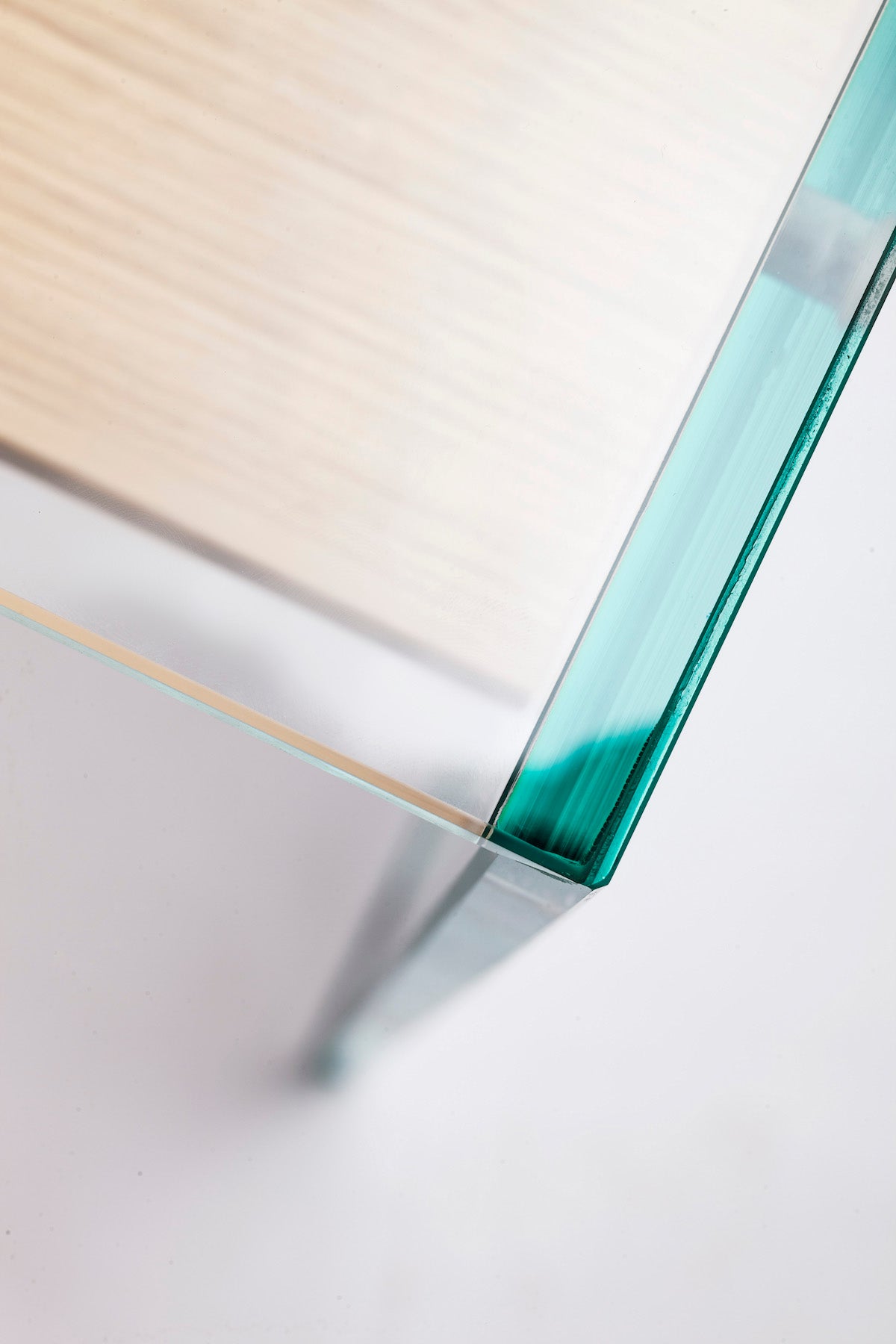Zen 14 | Glass and Wood Console Desk