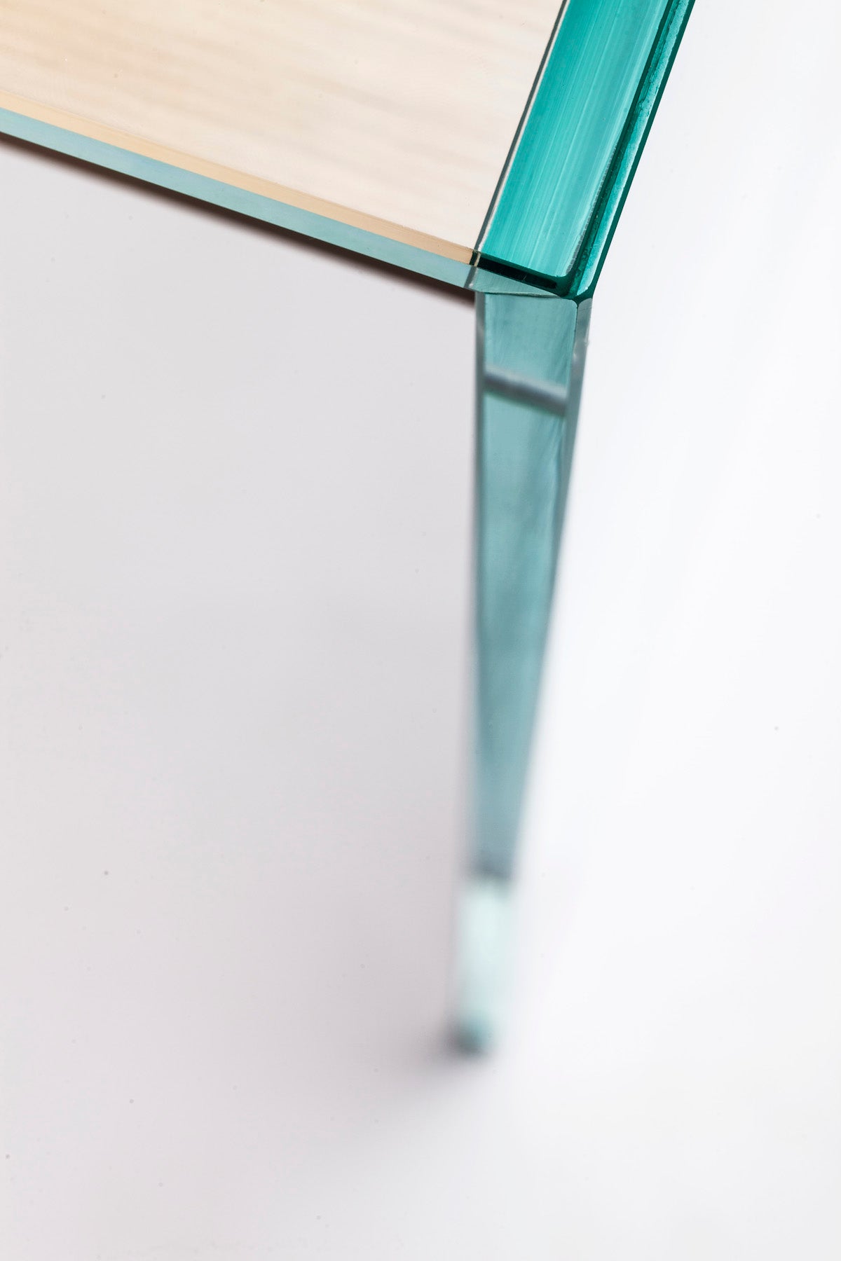 Zen 14 | Glass and Wood Console Desk