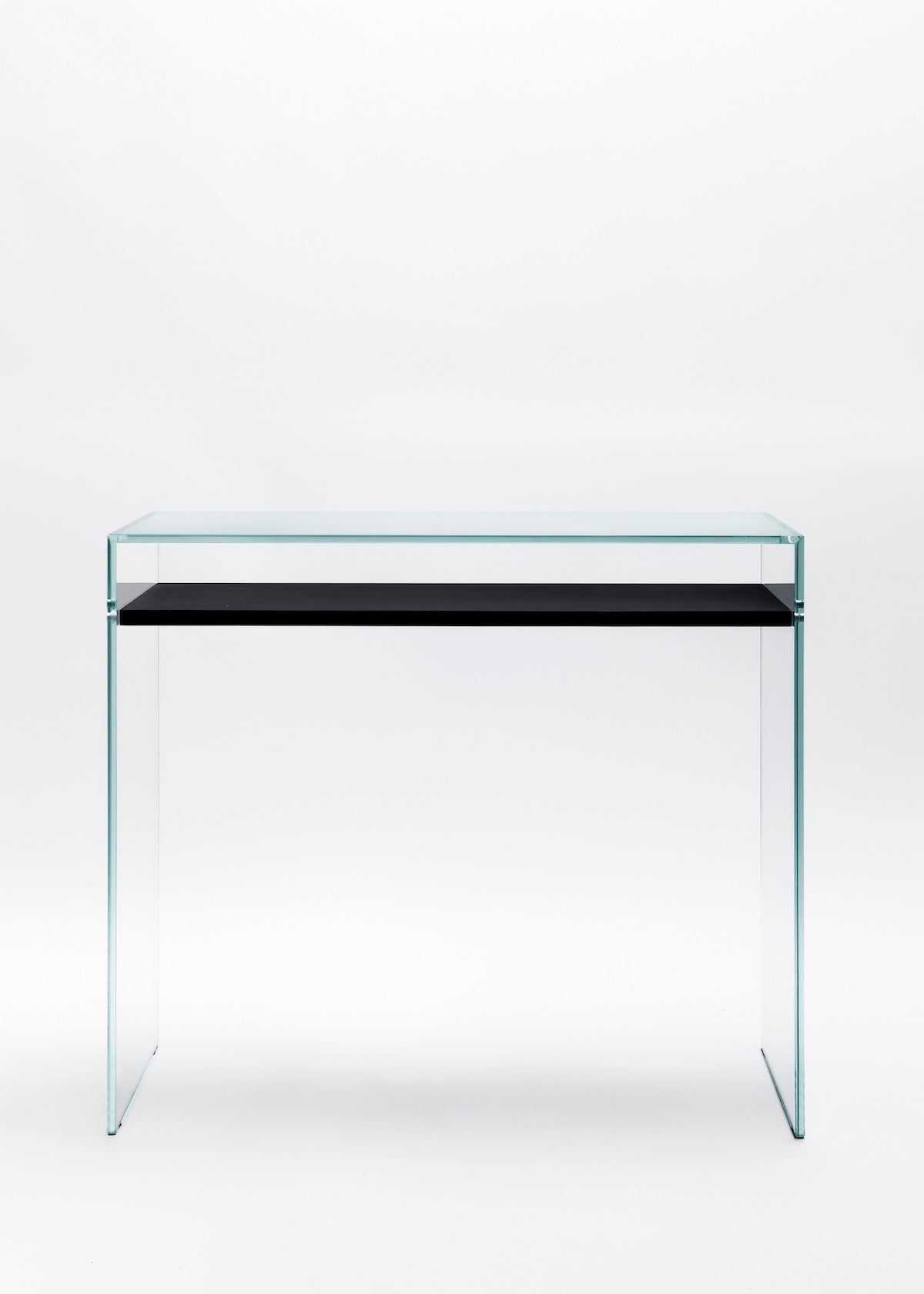 Zen 14 | Glass and Wood Console Desk