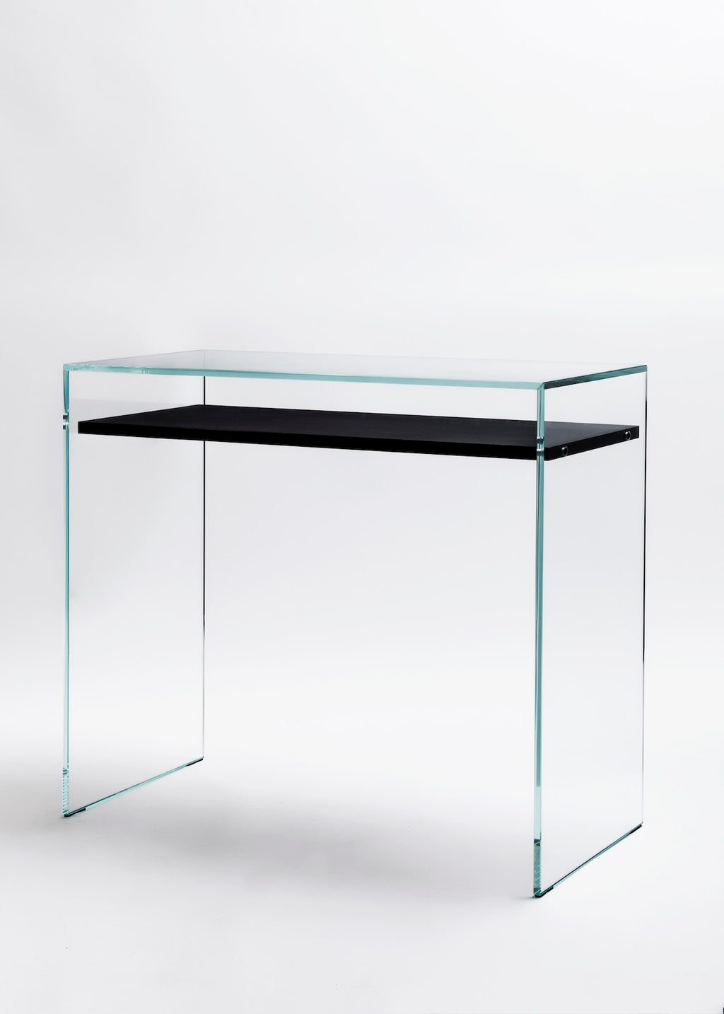 Zen 14 | Glass and Wood Console Desk
