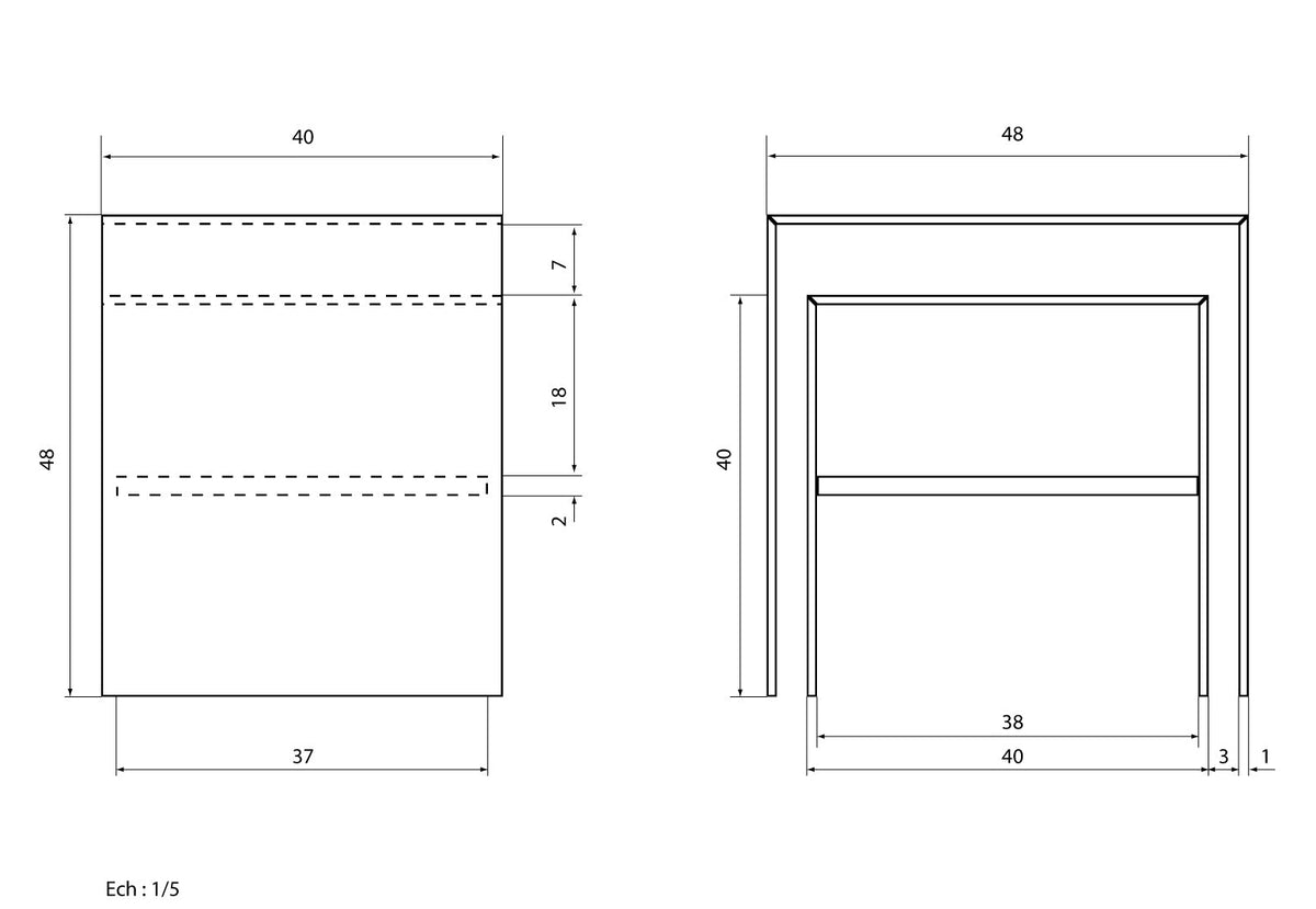 tables gigognes verre Zen 3