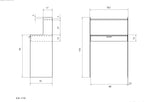 Plan bureau bonheur du jour Zen 9 Adentro Paris