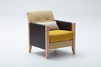 Resident Armchair | Solid Beech, Leather and Wool