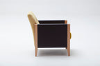 Resident Armchair | Solid Beech, Leather and Wool