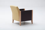 Resident Armchair | Solid Beech, Leather and Wool