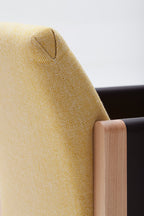 Resident Armchair | Solid Beech, Leather and Wool