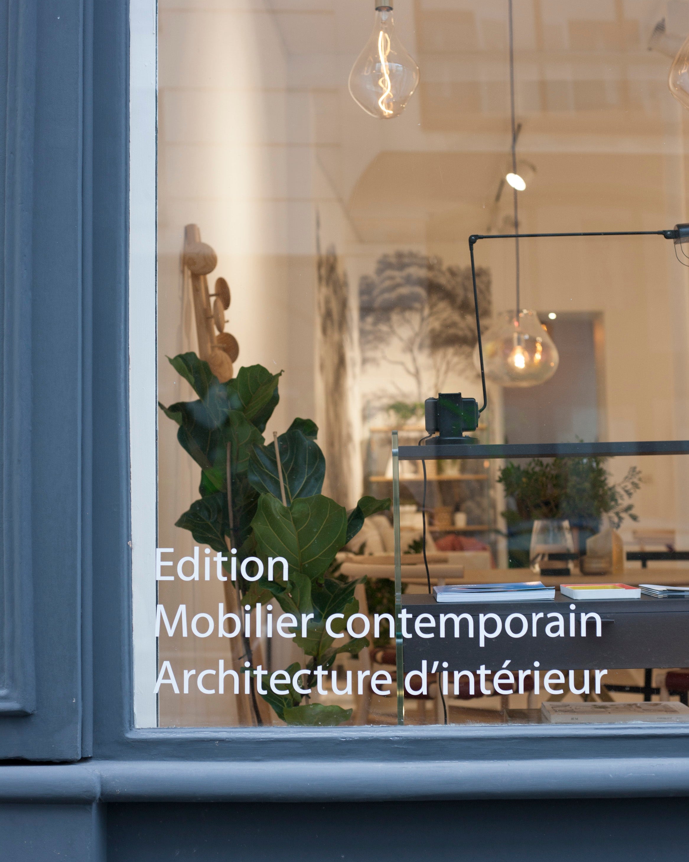 Vitrine boutique Adentro Paris