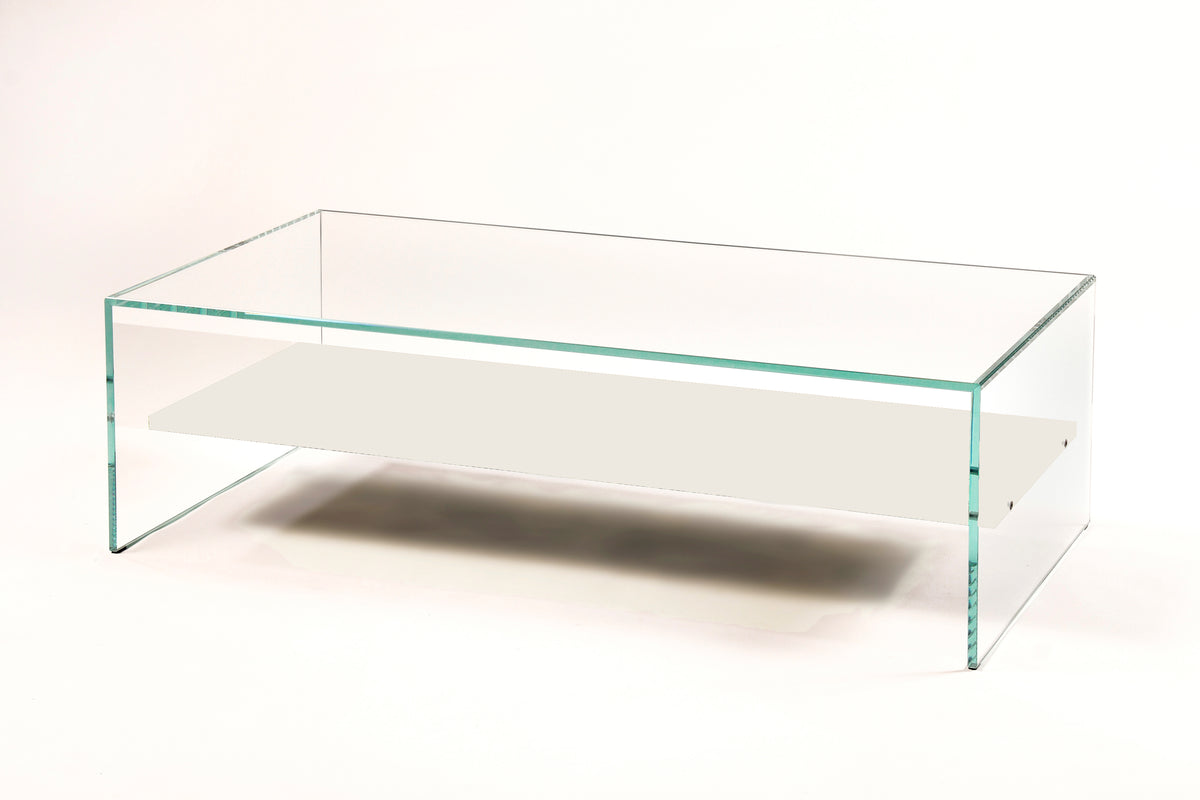 Zen Coffee Table 1 | Tempered Glass and Wood