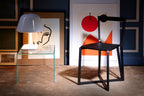 Zen 2 Brothers Side Table | extra-clear tempered glass — Adentro Studio