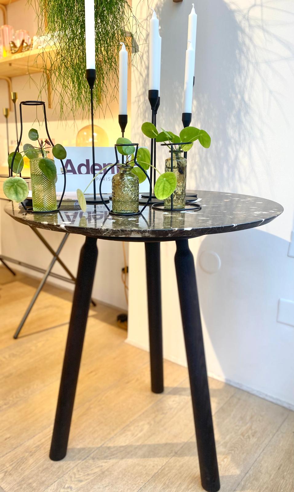 Ninna Guéridon | Solid Ash and Marble