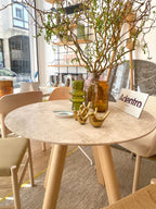 Stresa Side Table | Solid Ash and Marble