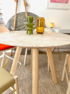 Stresa Side Table | Solid Ash and Marble